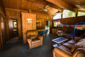 Rainbow Cabin main room