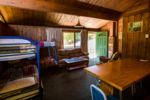 Rainbow Cabin main room